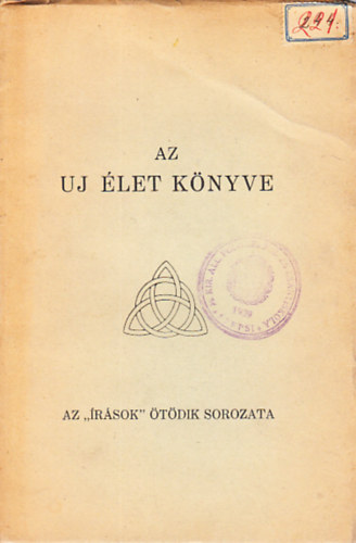 Szirbik Antal - Az uj let knyve