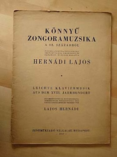 Var. - Könnyű zongoramuzsika a 18. századból