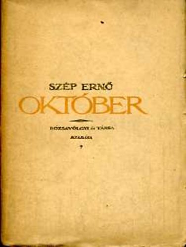 Szép Ernő - Október