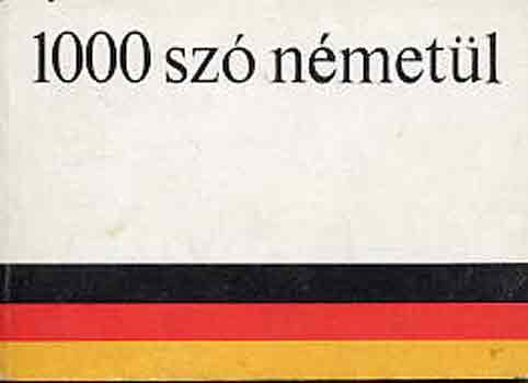 Szirmai-Verb�nyi-Krammer - 1000 sz� n�met�l