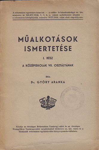 Dr. Gyri Aranka - Malkotsok ismertetse I.