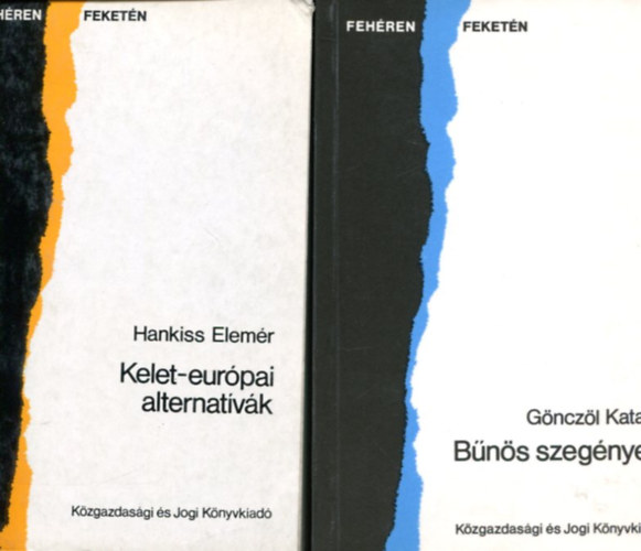Hankiss Elemr - Gnzl Katalin - 2 db Fehren - feketn knyv