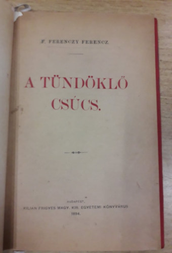 F.Ferenczy Ferencz - A t�nd�kl� cs�cs