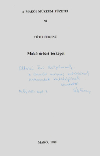 Tth Ferenc - Mak rbri trkpei