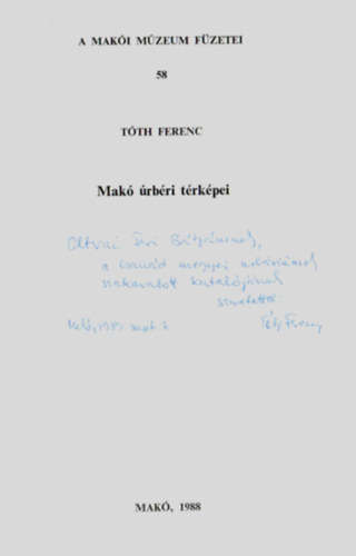 T�th Ferenc - Mak� �rb�ri t�rk�pei