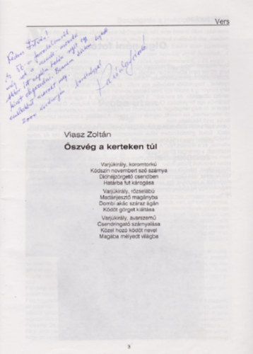 A Lidércfény (Kultúrális közéleti magazin) II/3. 2000. ősz (Dedikált)