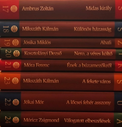 Mikszth Klmn, Jsika Mikls, Kosztolnyi Dezs, Mra Ferenc, Jkai Mr, Mricz Zsigmond Ambrus Zoltn - A magyar prza klasszikusai 17-24.