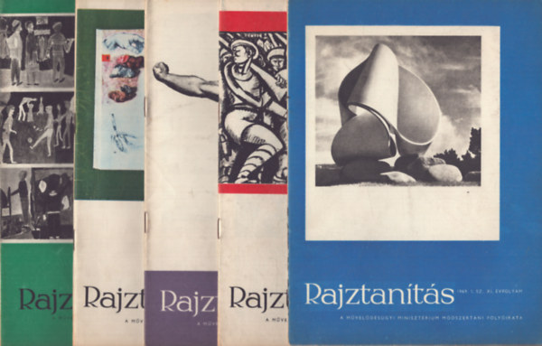 Rajztants - Az Oktatsi Minisztrium mdszertani folyirata - XI.vf. 1969/1-6.szm teljes vfolyam