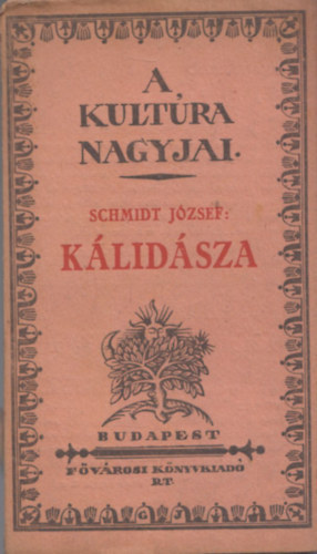 Schmidt Jzsef - Klidsza (A kultra nagyjai)