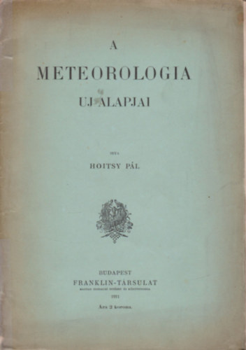 Hoitsy Pl - A meteorologia uj alapjai