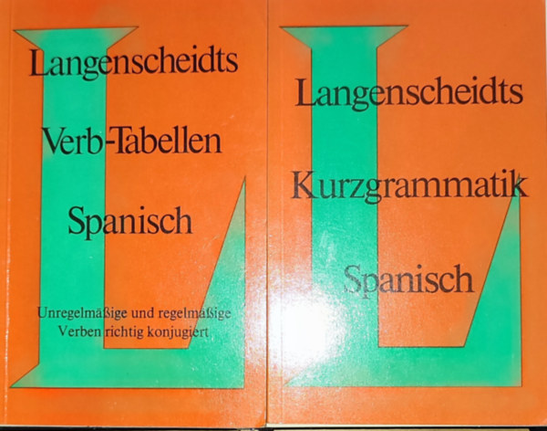 Dr. Hermann Willers - 2db Dr. Hermann Willers nyelvkönyv - Langenscheidts-Kurzgrammatik-Spanisch, Verb Tabellen-Spanisch