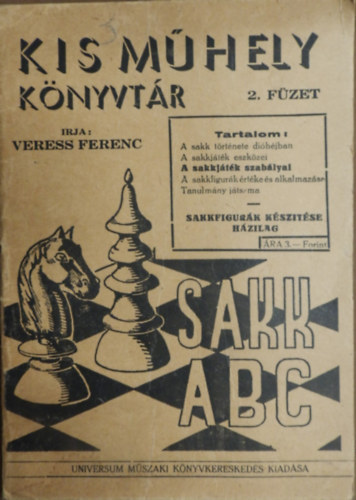 Veress Ferenc - SAKK ABC (Kis Mhely Knyvtr 2. fzet)