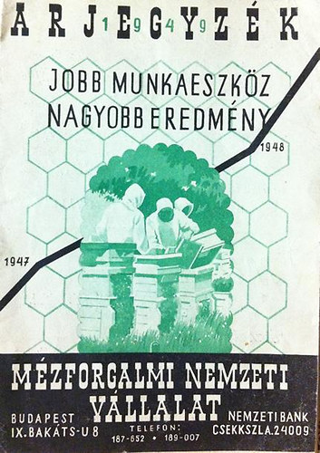 M�zforgalmi Nemzeti V�llalat �rjegyz�k 1949