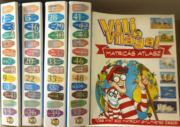 Vili Vilga I-IV. (1-52 teljes) + Vili vilga matrics atlasz