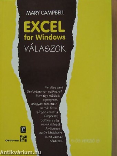 Mary Campbell - Excel for Windows vlaszok