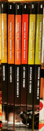 A m�sodik vil�gh�bor� teljes t�rt�nete 1-6 (6 k�tet)