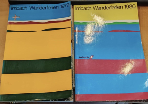 Werner Imbach - 2 db Imbach Wanderferien 1979 + 1980 (Imbach t�ra�d�l�sek)