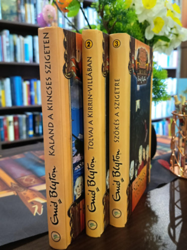Enid Blyton - �t�s fogat 1-3. : Kaland a Kincses szigeten, Tolvaj a Kirrin- vill�ban, Sz�k�s a szigetre