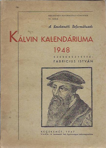 szerk:Fabricius Istvn - Klvin kalendriuma 1948