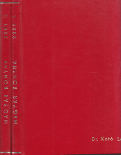 Gulay Istv�n - Magyar Konyha 2001/1-12. (k�t k�tetbe k�tve, teljes �vfolyam)