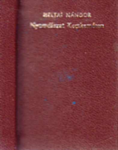 Heltai N�ndor - Nyomd�szat Kecskem�ten (sz�mozott, minik�nyv)