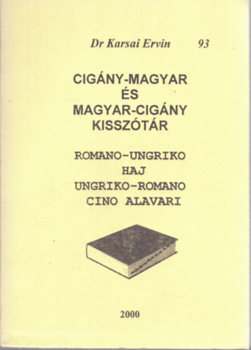 Dr. Karsai Ervin - Cigny-magyar s magyar-cigny kissztr