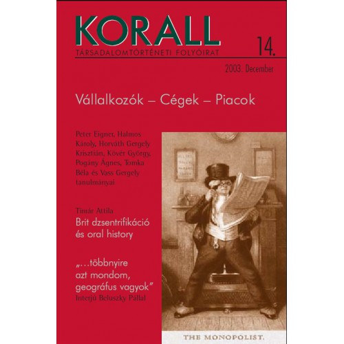 Korall Trsadalomtrtneti Folyirat 2003/14.