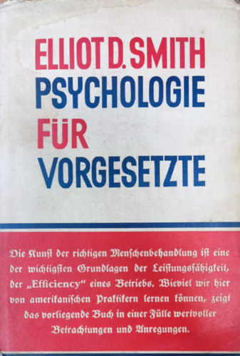 Elliot D Smith - Psychologie fr Vorgesetzte