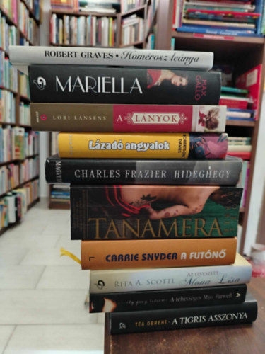Robert Graves, Max Gallo, Noel Barber, Carrie Snyder, Rita A. Scotti, Emily Gray Tedrowe Charles Frazier - 9 db-os KNYVMENT AJNLAT, vilgirodalom: Homrosz lenya+ Mariella+ A lnyok+ Lzad angyalok+ Hideghegy+ Tanamera+ A futn+ Mona Lisa+ A tehetsges Miss Farwell