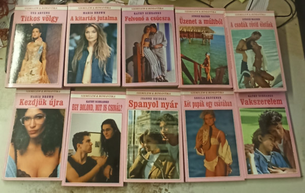 Maria Brown, Kathy Schranko, Syndie Maison, Több szerző Eva Arvens - Szerelem és romantika 51-60. szám (10 db)