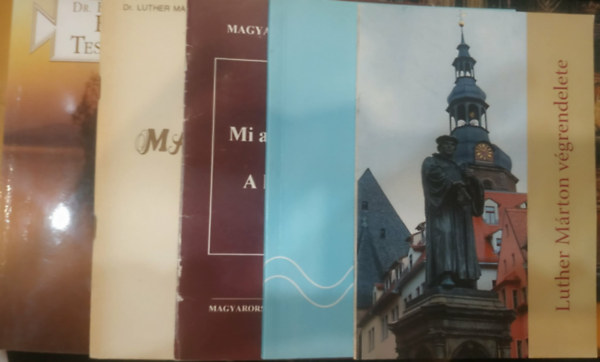 Ittzés János, Dr. Hafenscher Károly Luther Márton - 5 db vallásfilozófia: Az evangélium hullámhosszán + Erősítsd Testvéreidet! + Luther Márton végrendelete + Magnificat + Mi az evangélium? A keresztények és Mózes
