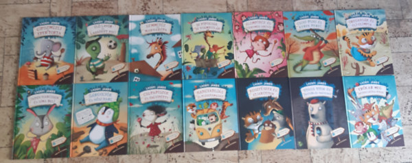 Lackfi Jnos - Dombontli mesk 1-14. (14 db): Gipszmzli, l lavr, Semmitz, Se pipogyk, lompince, Csihi-Puhi, reganyk, Japn harcosok, Srgolyk, Csupapiszok, Hangyatojk, Koszfszek, Titkos titok, Erkar