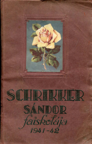 Schrikker S�ndor faiskol�ja 1941-42