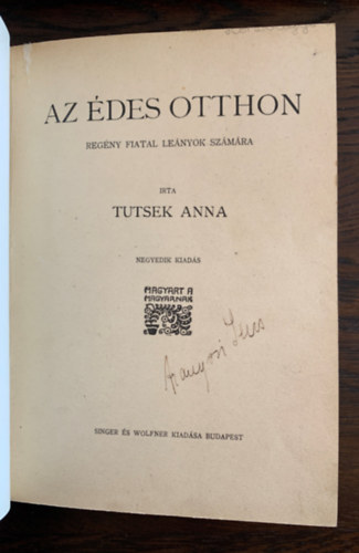 Tutsek Anna - Az des otthon