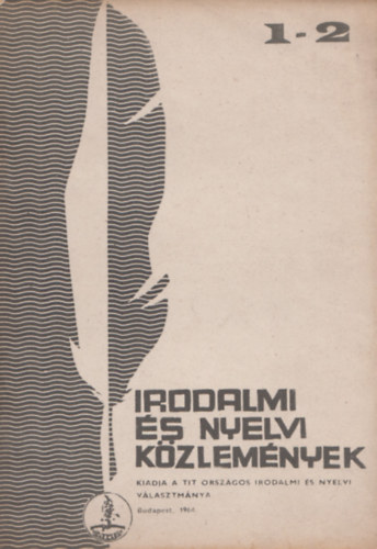 Irodalmi és nyelvi közlemények 1964 1-2