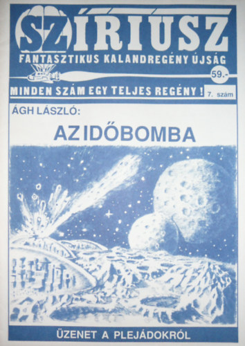Dr. Horváth Sándor  (szerk.) - Szíriusz 7. szám
