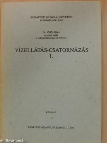 �ll�s G�za dr.-Borsos J�zsef dr. - V�zell�t�s �s csatorn�z�s I.