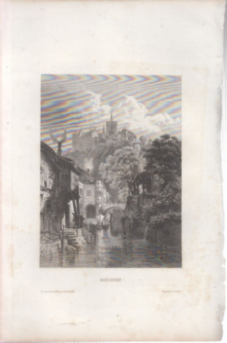 Meissen (18x28 cm lapm�ret� eredeti ac�lmetszet) - N�metorsz�g, Eur�pa