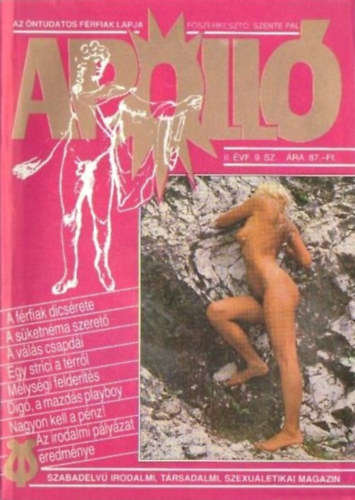 Szente Pl  (fszerk.) - Apoll (Az ntudatos frfiak lapja) II. vf. 9. szm