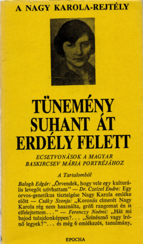 Erdélyi Lili / Ada szerk. - Tünemény suhan át Erdély felett