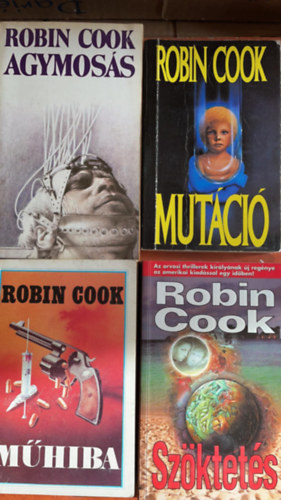 Robin Cook - Robin Cook knyvcsomag (4 darab) Szktets, Agymoss, Mhiba, Mutci