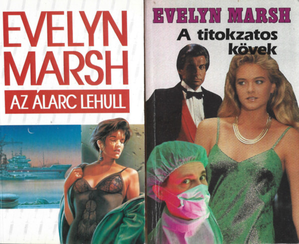 Evelyn Marsh - 2 db knyv, Az larc lehull, A titokzatos kvek