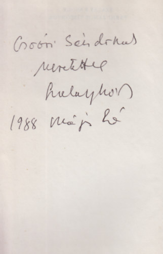 Szalay K�roly - P�rhuzamos viszonyok