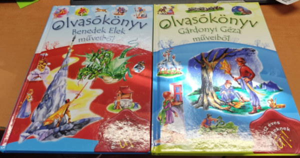 Benedek  Elek, Tnyi Katalin  Grdonyi Gza (ill.) - 2 db Olvasknyv: Benedek Elek mveibl + Grdonyi Gza mveibl (2 ktet)