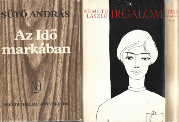 3 db k�nyv, 2 m�, S�t� Andr�s: Az id� mark�ban, N�meth L�szl�: Irgalom I-II.