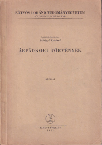 Tank�nyvkiad� - �rp�dkori t�rv�nyek