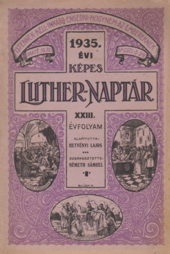 Nmeth Smuel - 1935. vi kpes Luther-Naptr XXIII vfoylam