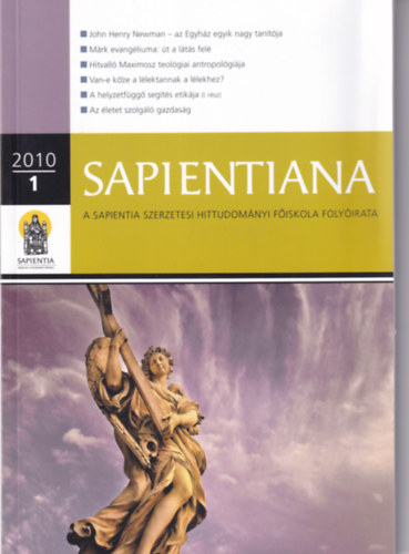 Patsch Ferenc SJ - Sapientiana 2010/1