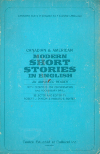 Canadian & American Modern Short Stories in English