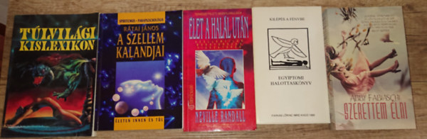 R�tai J�nos Neville Randall - 4 k�nyv s hal�l ut�ni �letr�l + 1 aj�nd�kreg�ny unyanebben a t�m�ban: Egyiptomi halottask�nyv, T�lvil�gi kislexikon, �let a hal�l ut�n, A szellem kalandjai �leten innnen �s t�l + Szerettem �lni